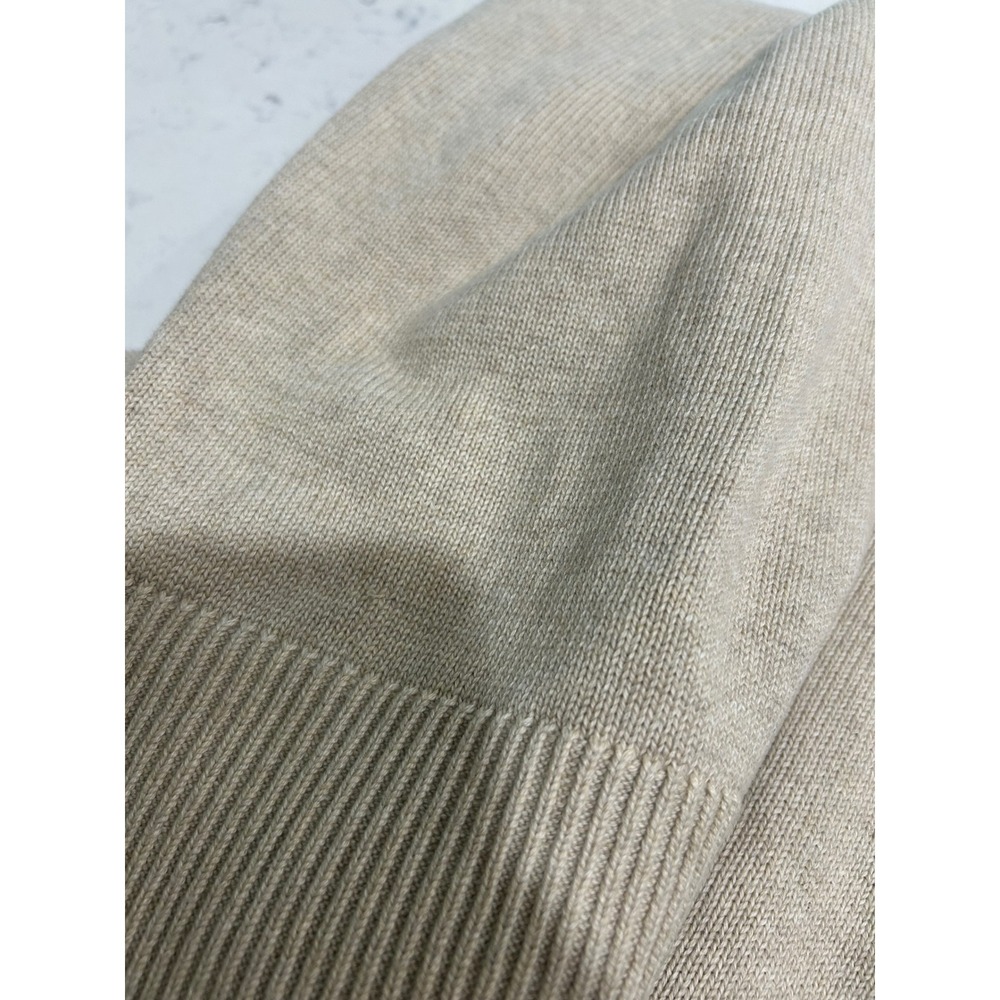 Free People FP Beach Oatmeal Beige 100% Cotton Knit Wide Leg Lounge Pants XS - Picture 8 of 8